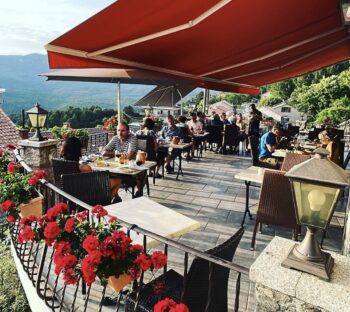 terrasse du restaurant la terrasse - zonza